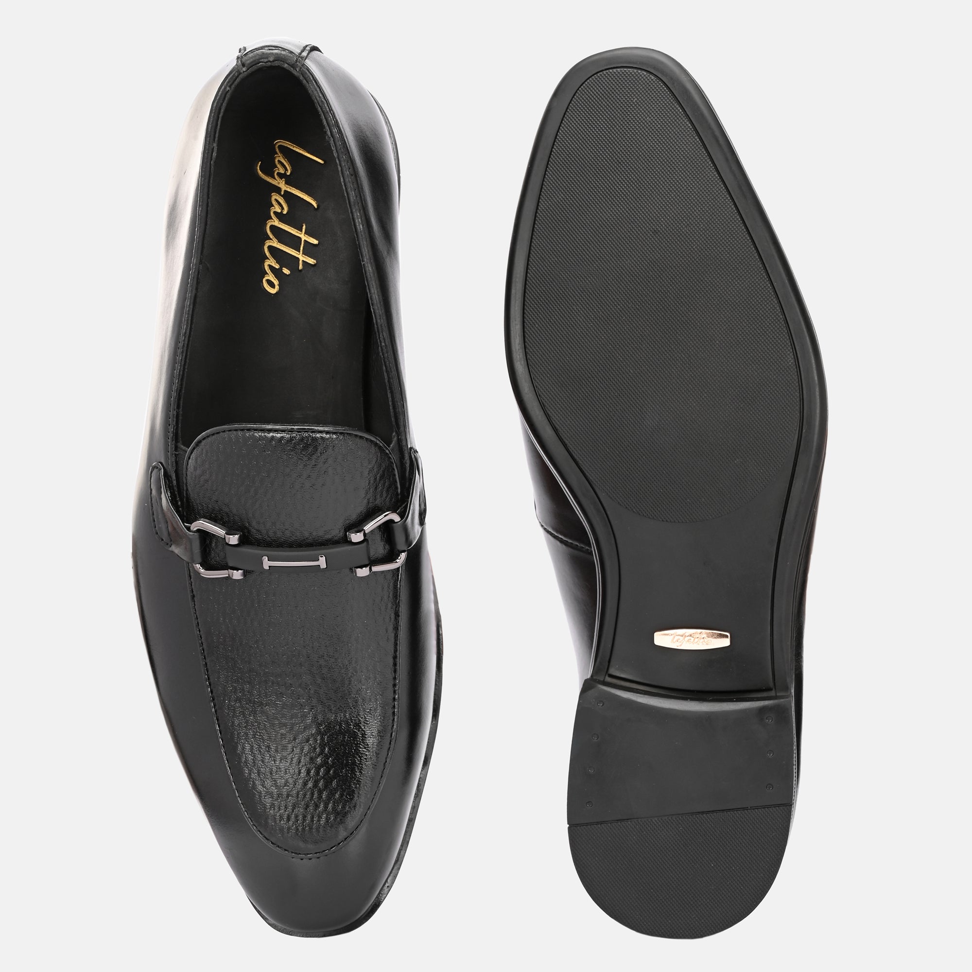 Buckled Party Loafers by Lafattio