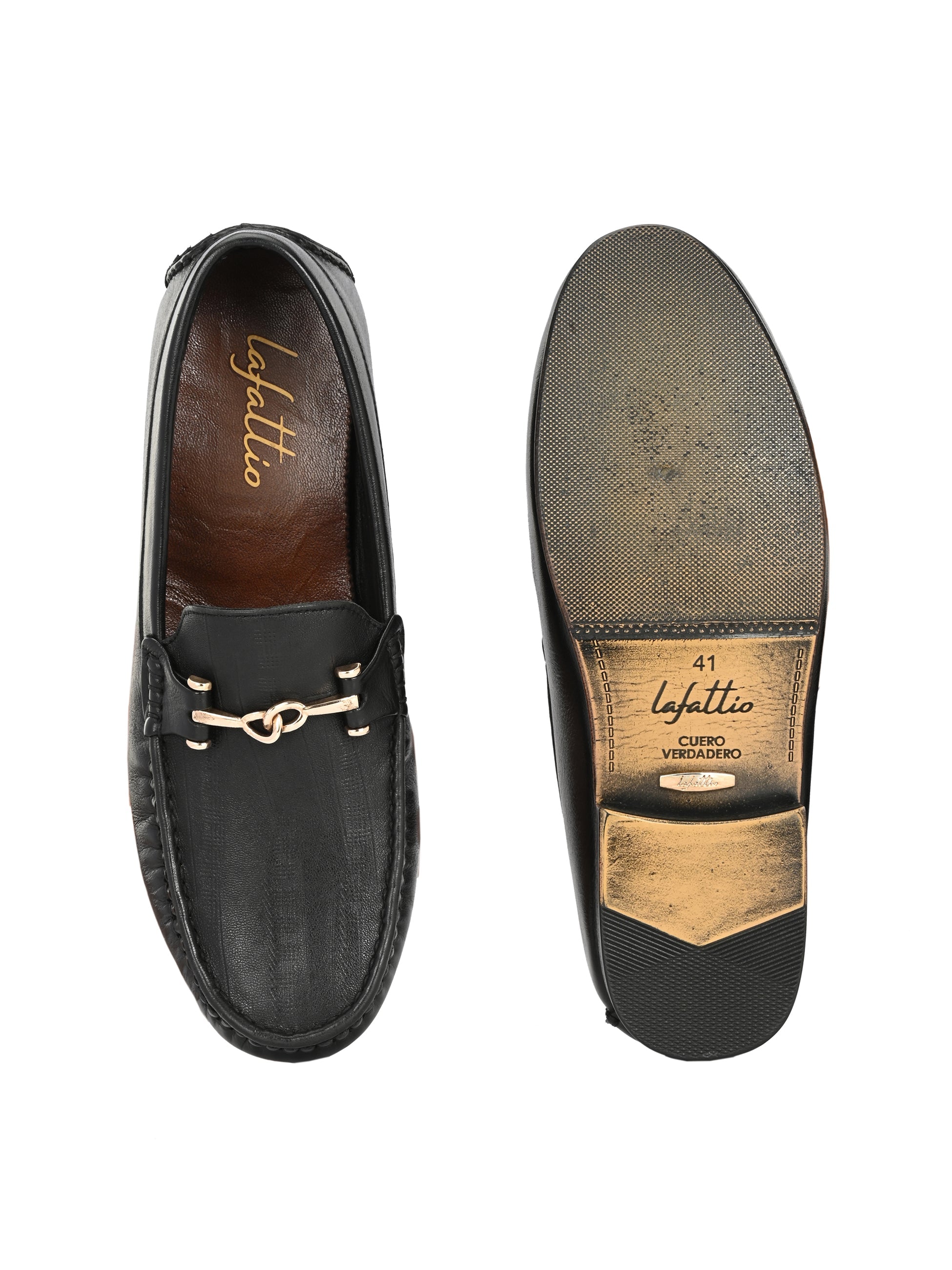 Classic Buckled Loafers by Lafattio