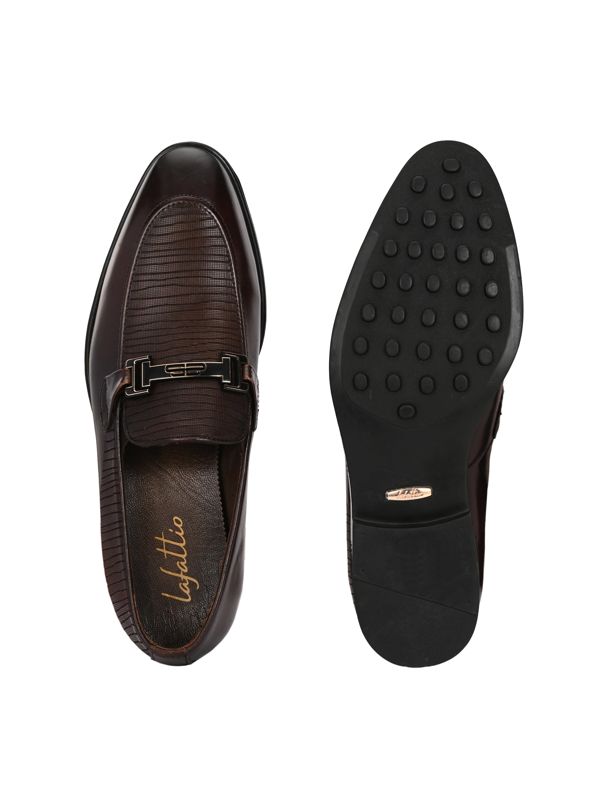 Buckled Party Loafers by Lafattio