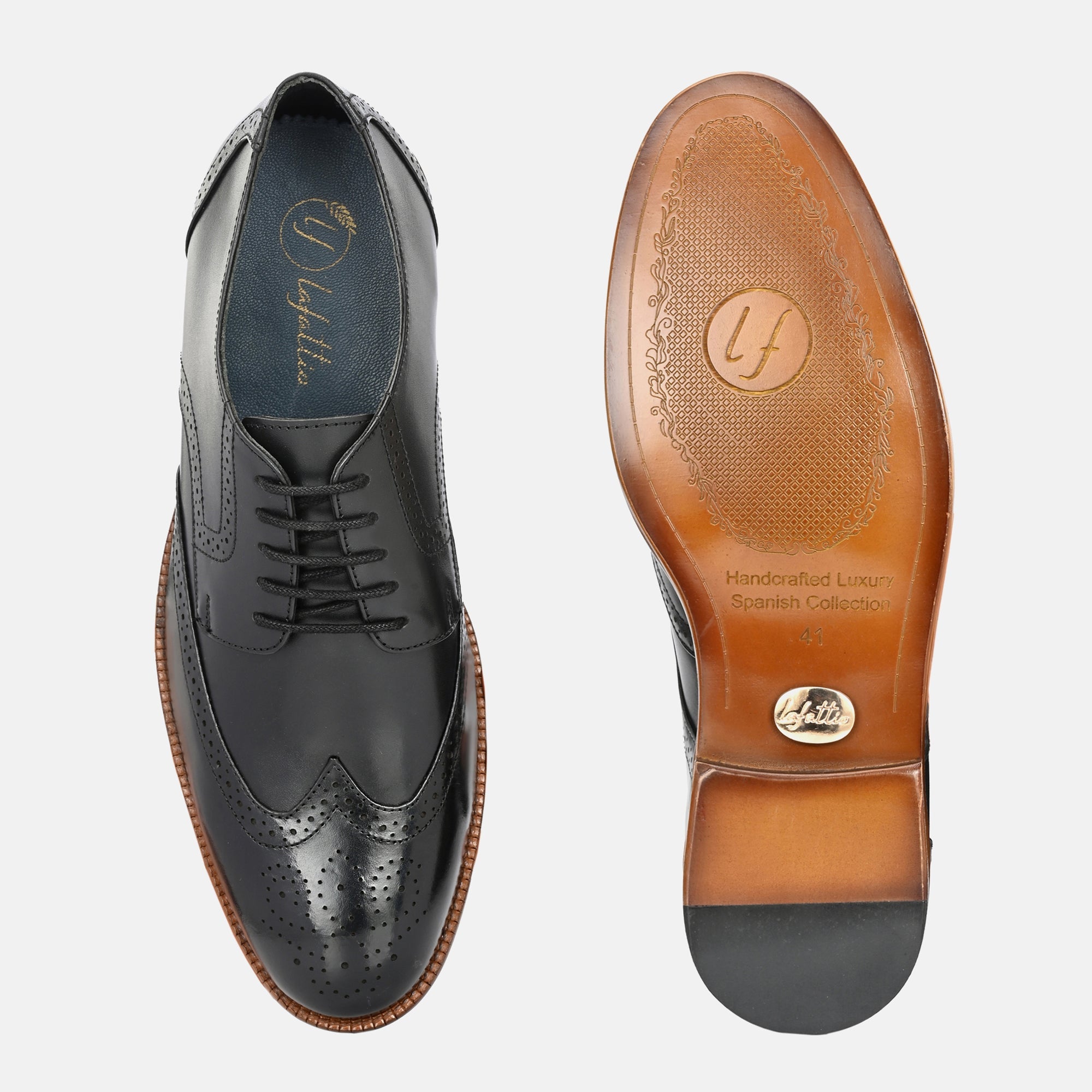 Classic Brogue Shoes by Lafattio