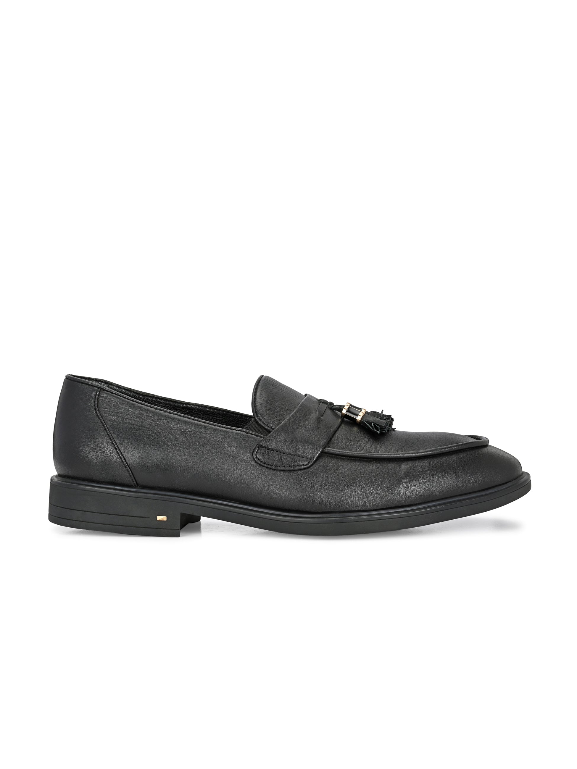 Black Tassel Loafers by Lafattio