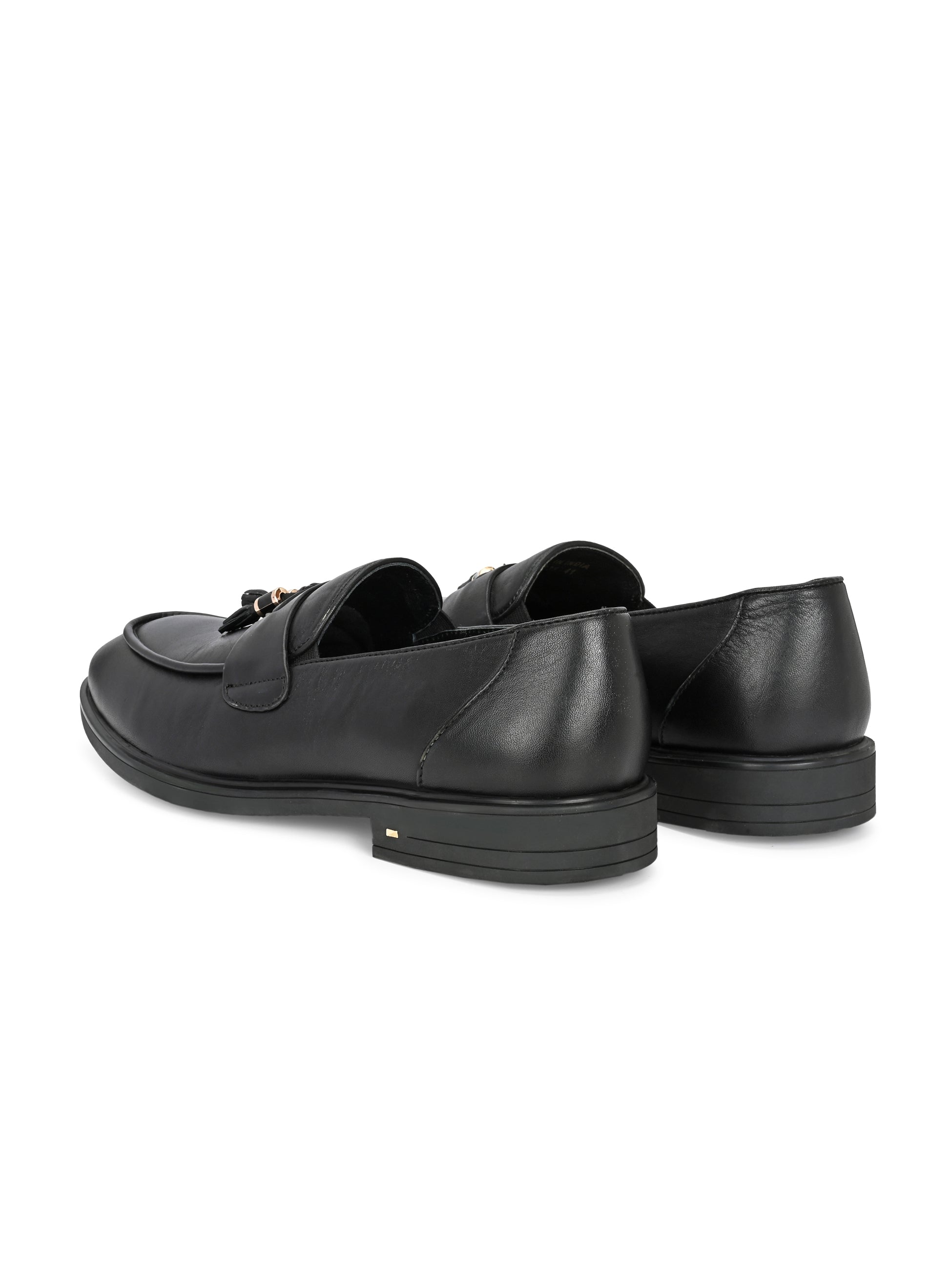 Black Tassel Loafers by Lafattio