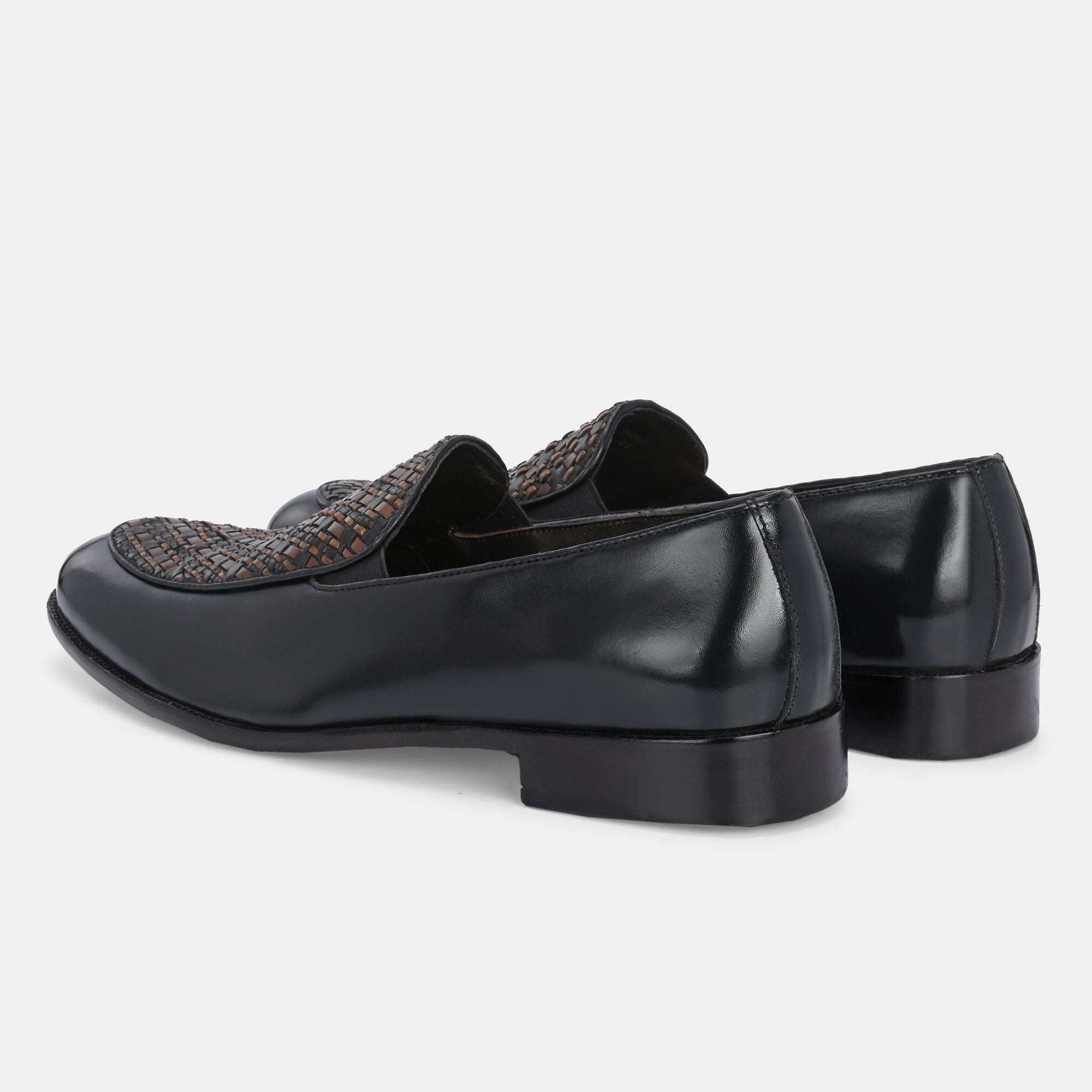 Black Penny Loafers By Lafattio