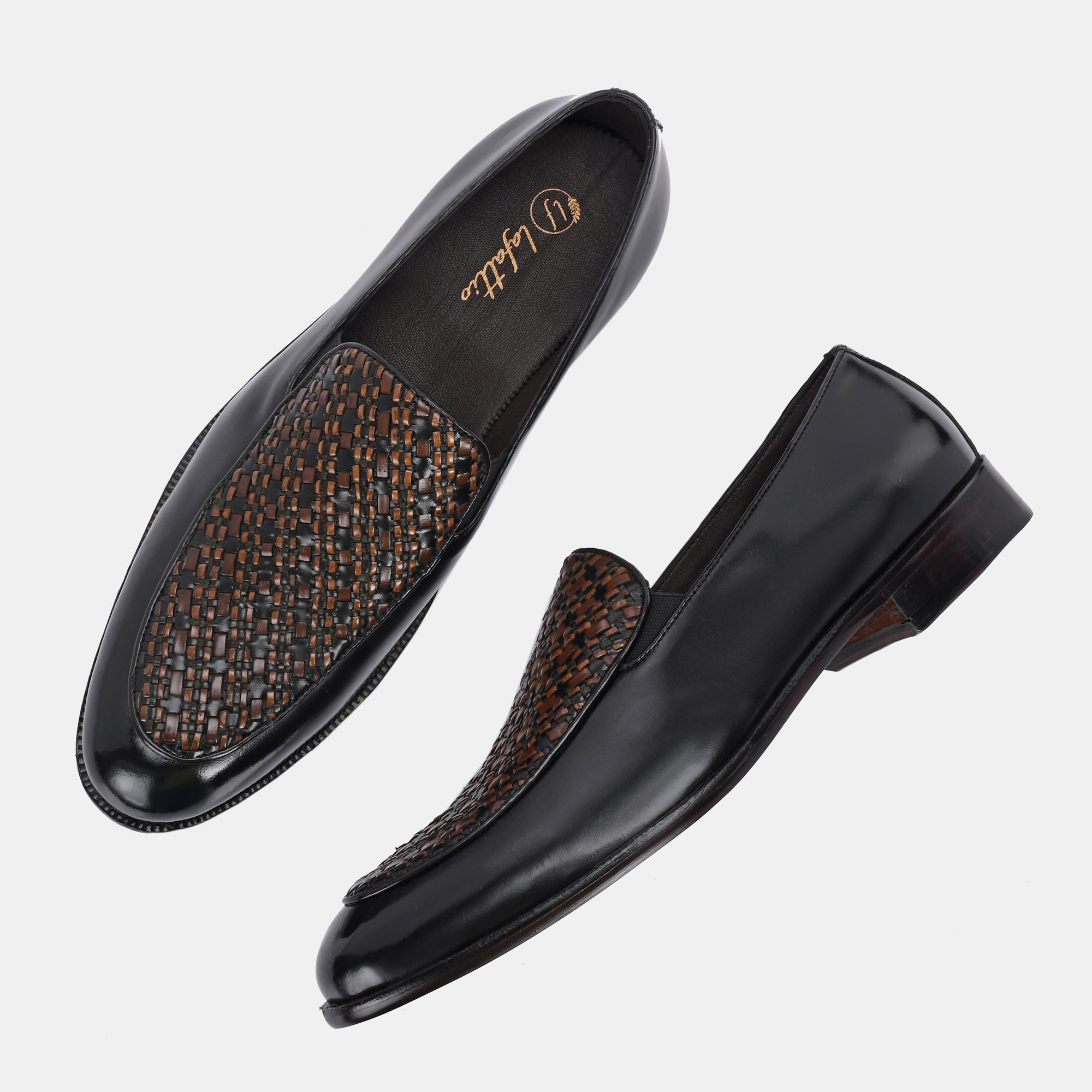 Black Penny Loafers By Lafattio