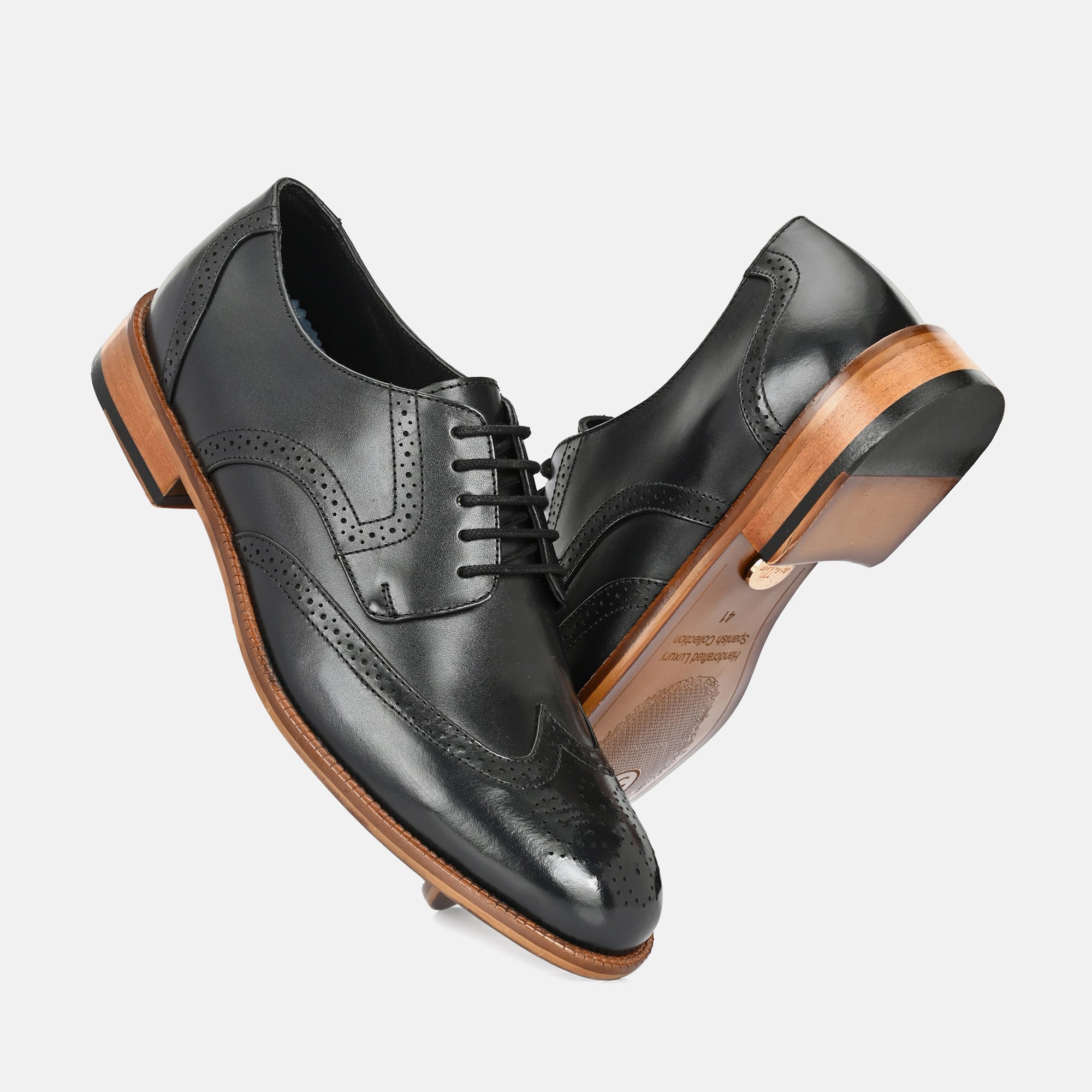 Classic Brogue Shoes by Lafattio