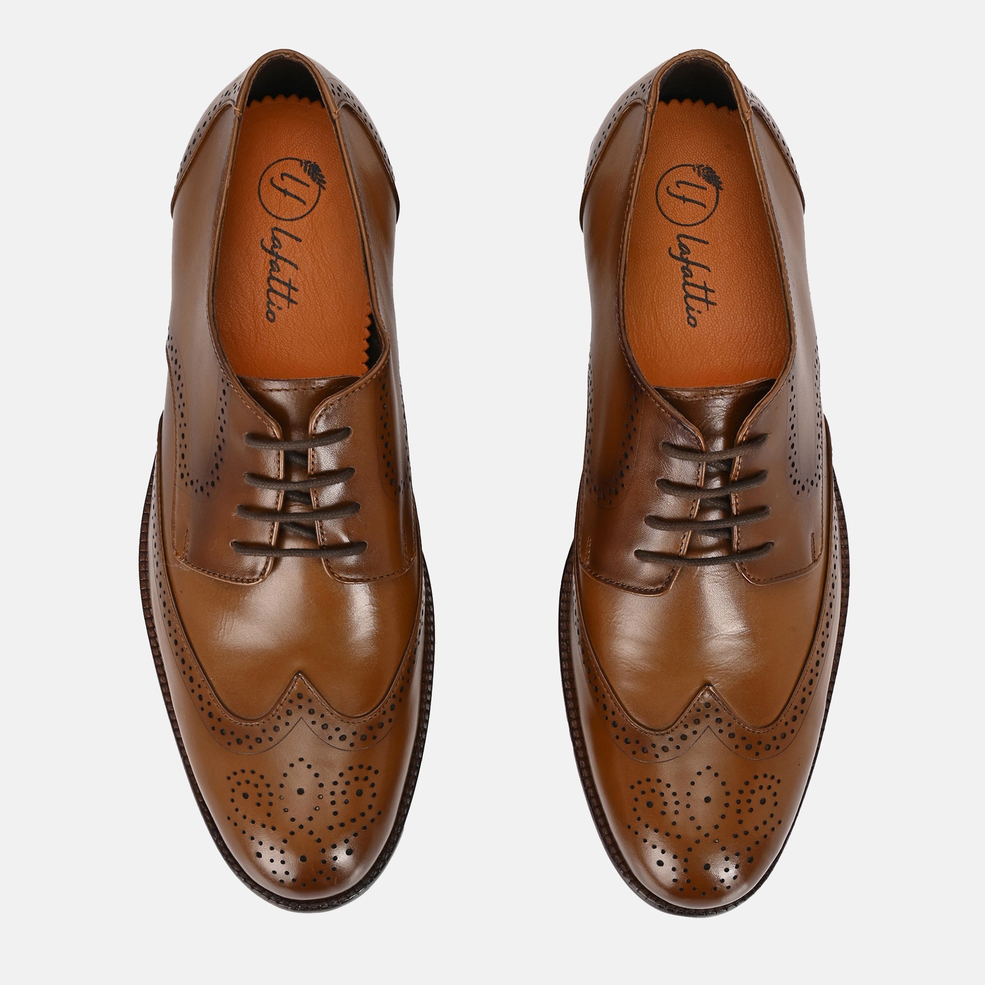 Classic Brogue Shoes by Lafattio