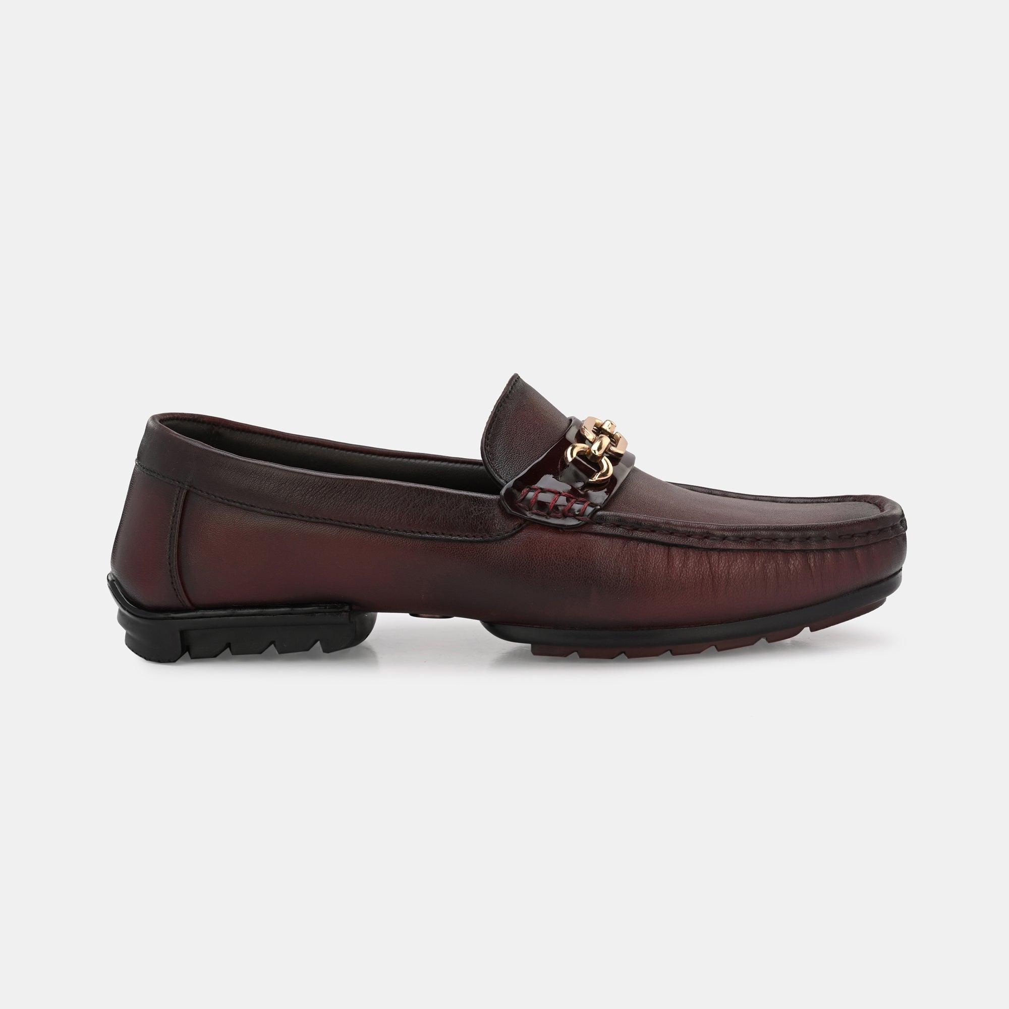 Cherry Buckled Loafers by Lafattio