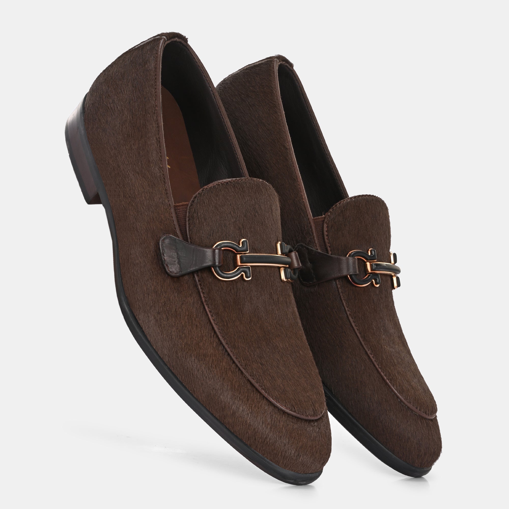 Stallion Buckled Loafers by Lafattio