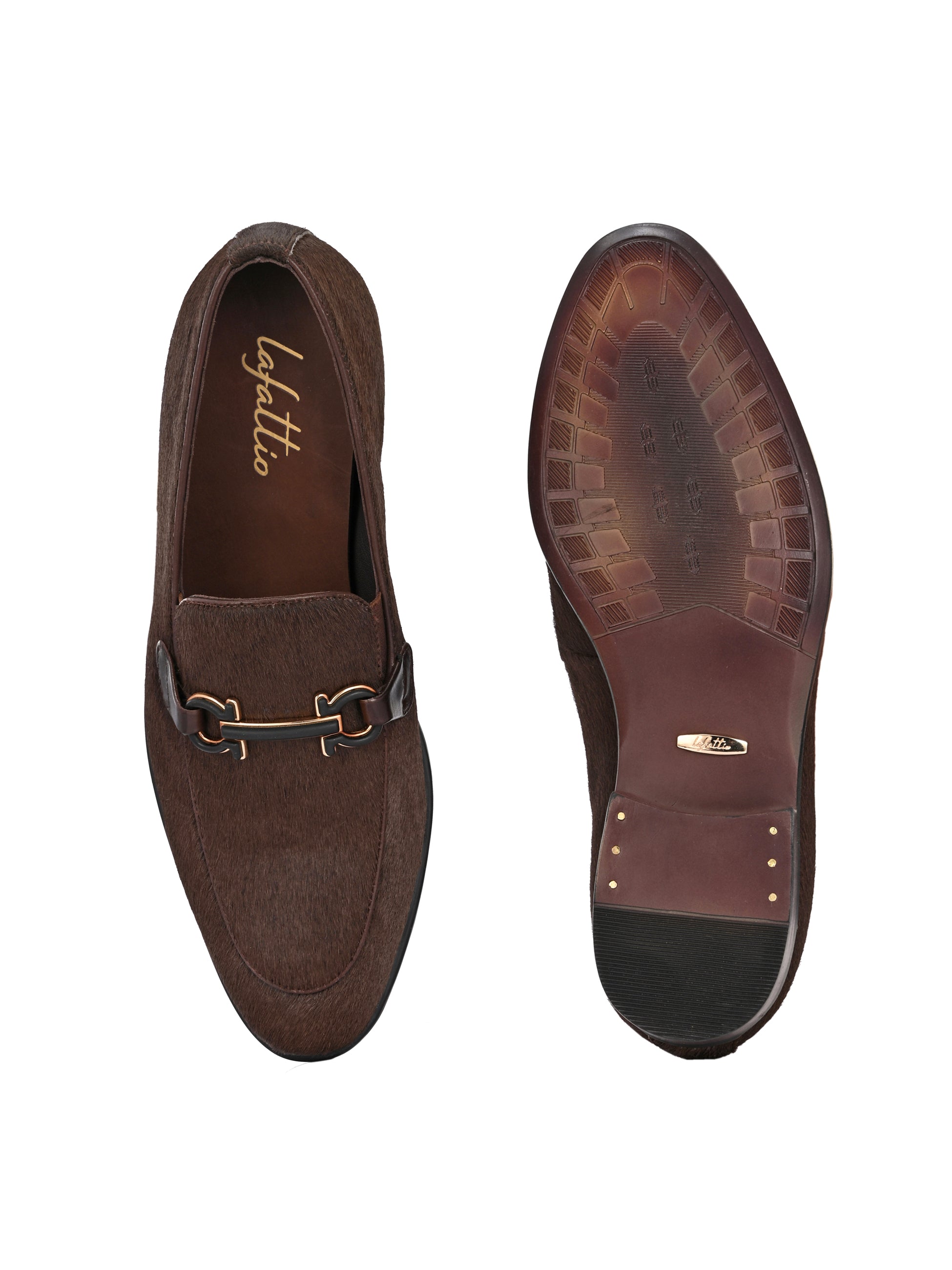 Stallion Buckled Loafers by Lafattio