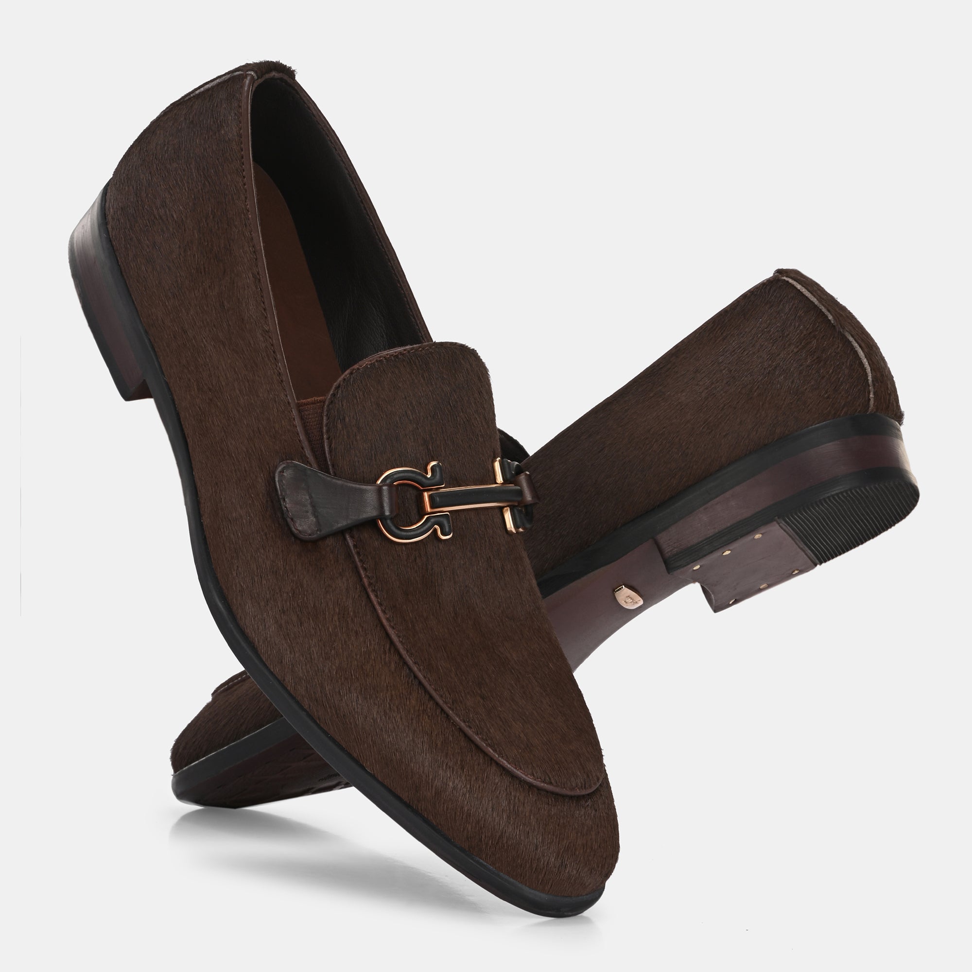 Stallion Buckled Loafers by Lafattio