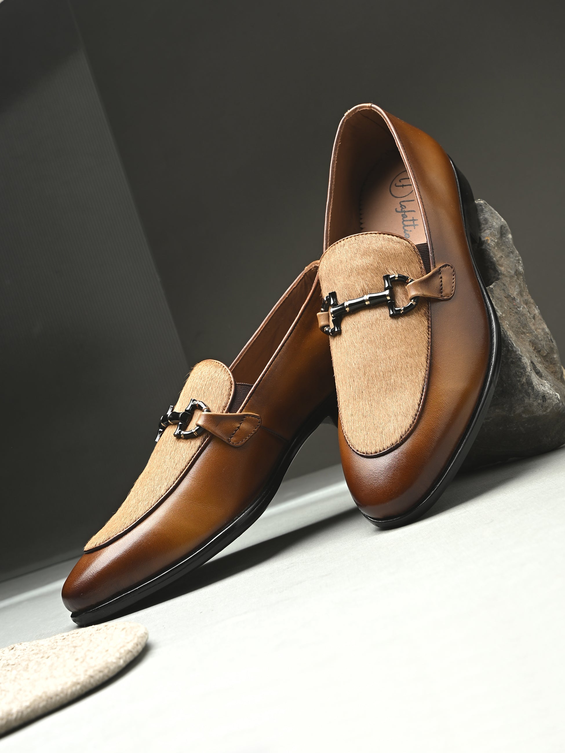 Stallion Buckled Loafers by Lafattio